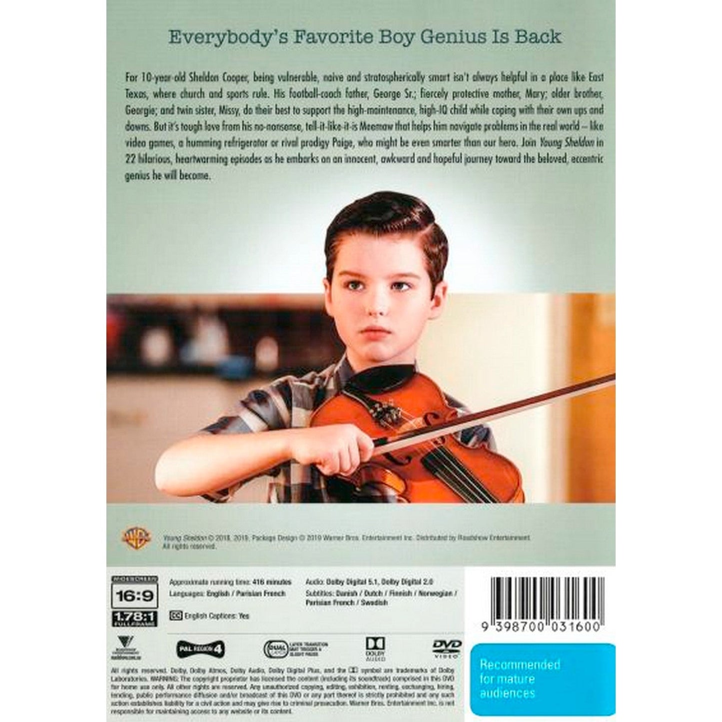 Young Sheldon: Season 2 DVD