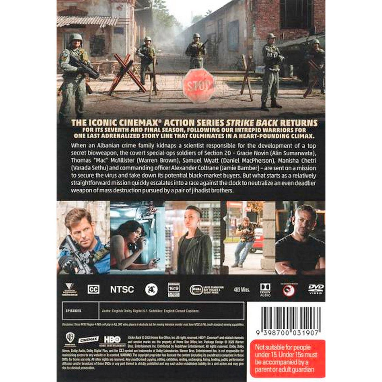 Strike Back: Season 7 (The Final Season) DVD