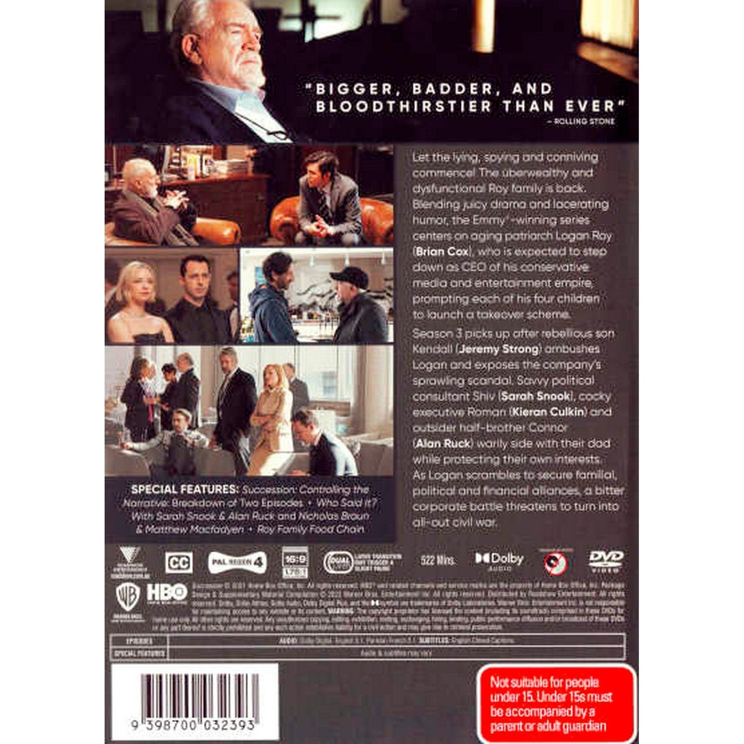 Succession: Season 3 DVD