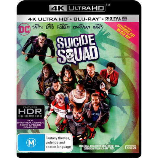 Suicide Squad 4K UltraHD + Blu-Ray