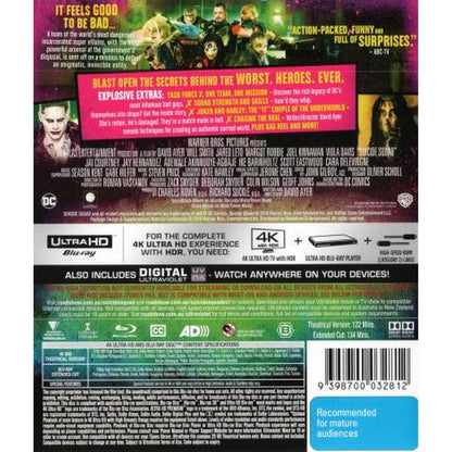 Suicide Squad 4K UltraHD + Blu-Ray