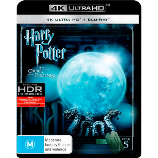 Harry Potter and the Order of the Phoenix (Year 5) 4K UltraHD + Blu-Ray