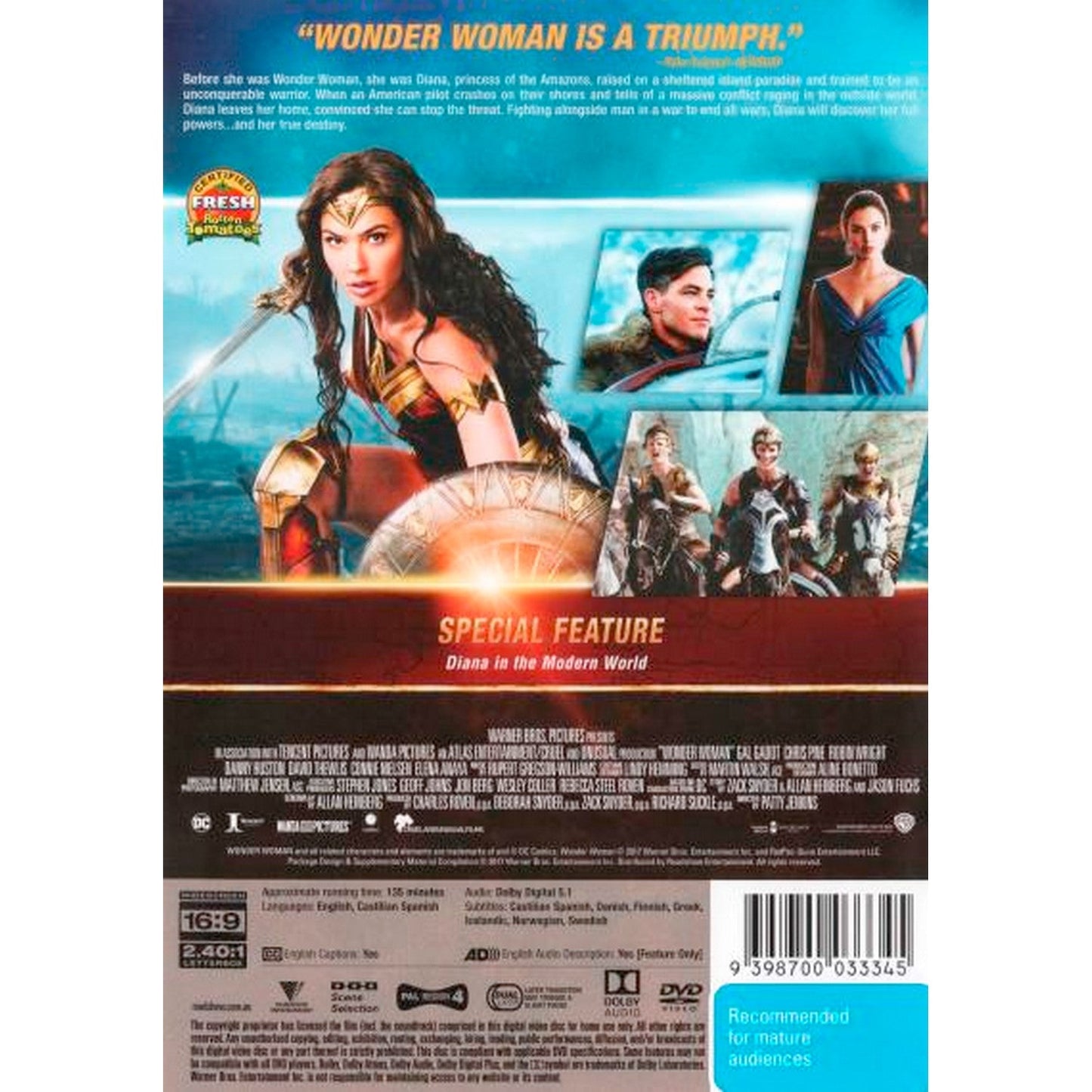 Wonder Woman (2017) DVD