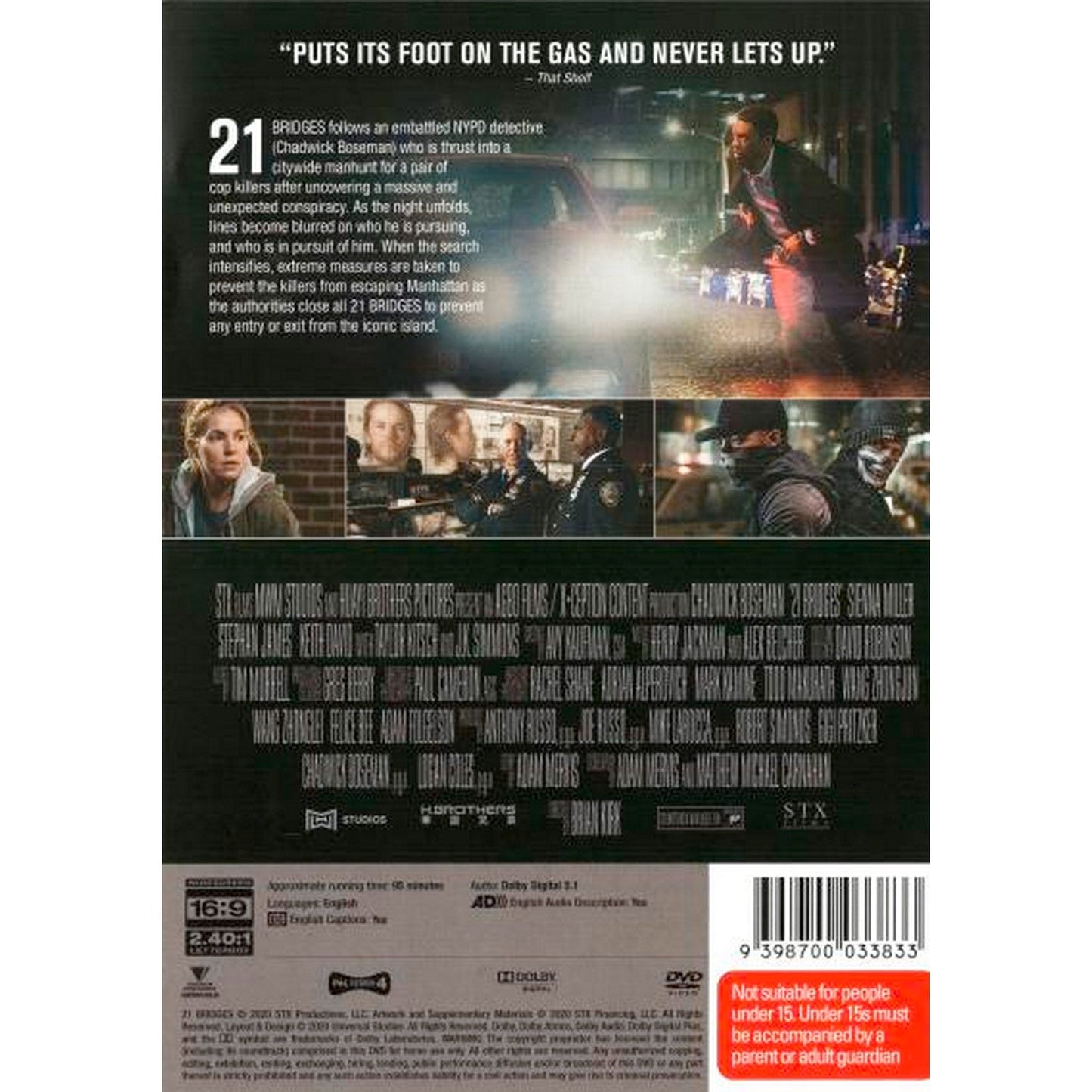 21 Bridges DVD