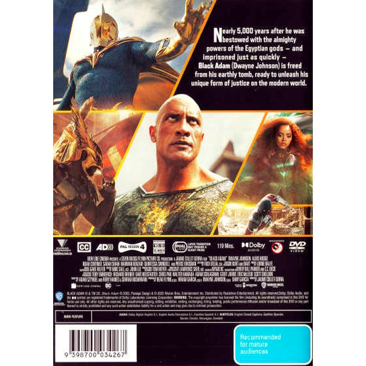 Black Adam DVD