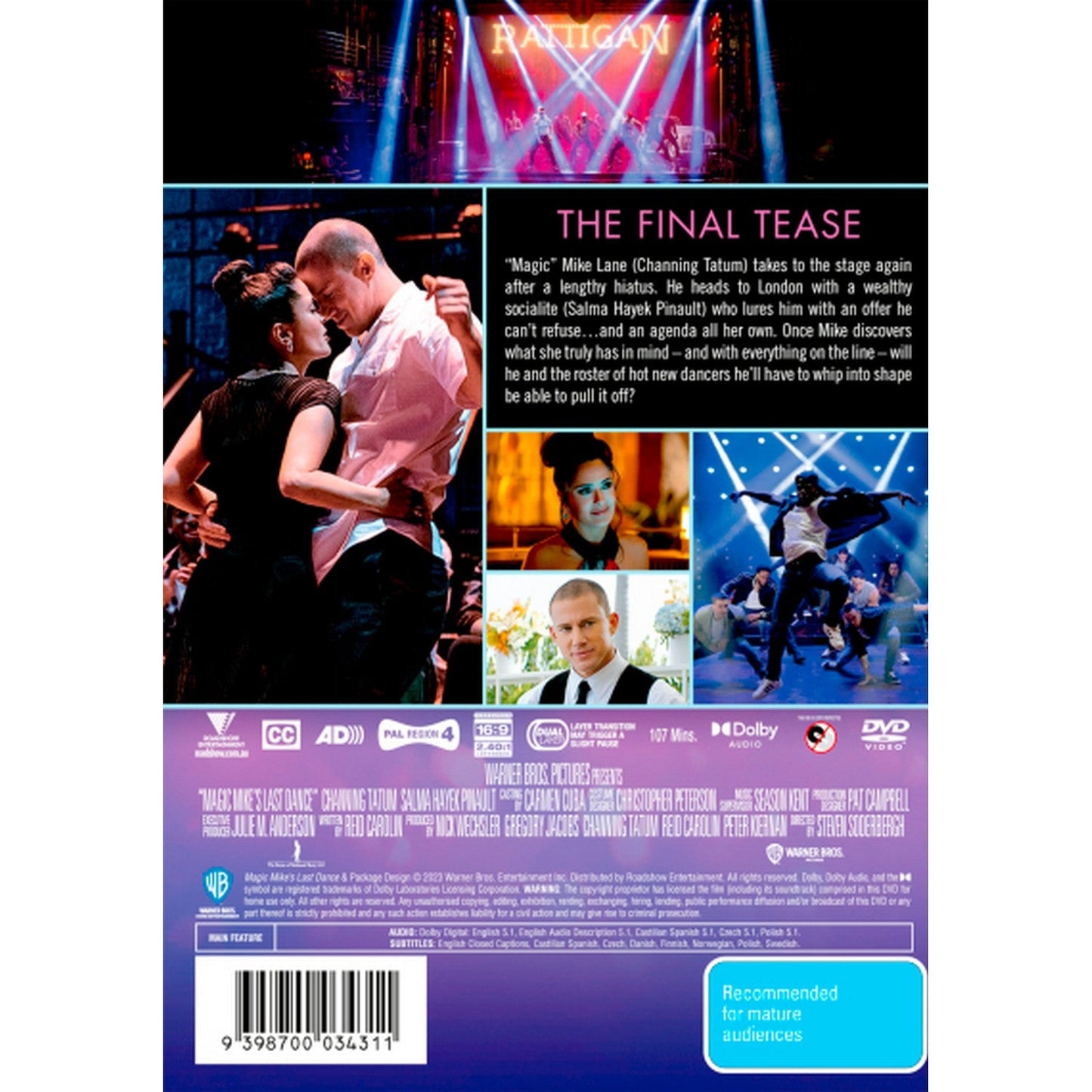 Magic Mike's Last Dance DVD