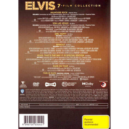 Elvis 7-Film Collection (Jailhouse Rock/Viva Las Vegas/Girl Happy/Spinout/Elvis: That's the Way it Is/Elvis on Tour/This is Elvis) DVD