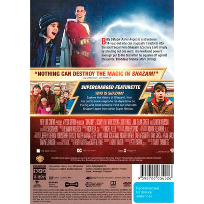 Shazam! DVD