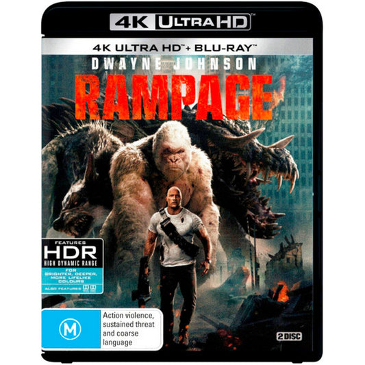 Rampage (2017) 4K UltraHD + Blu-Ray