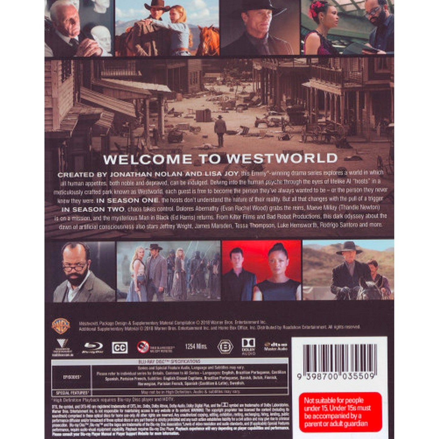 Westworld: Season 1 - The Maze / Season 2 - The Door Blu-Ray