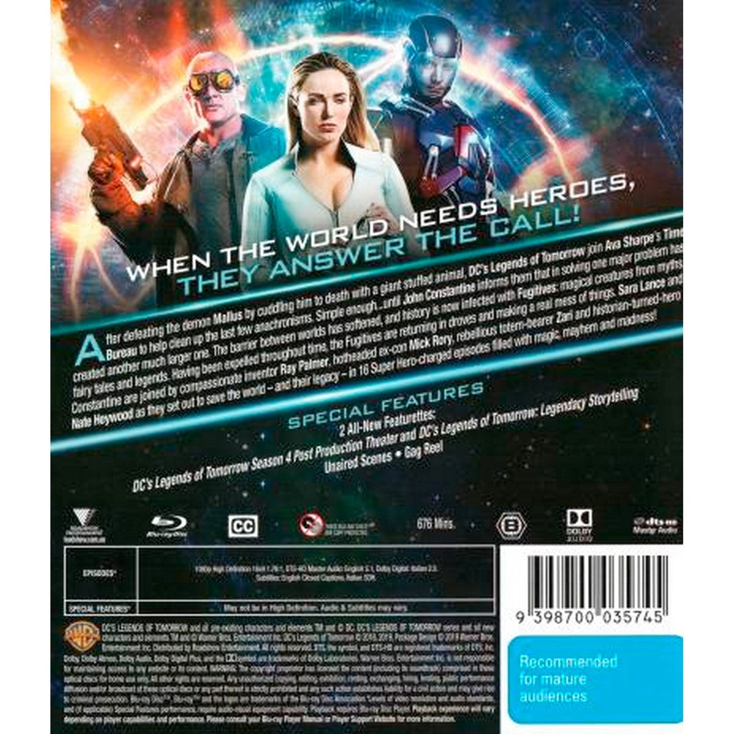 DC's Legends of Tomorrow: Season 4 Blu-Ray