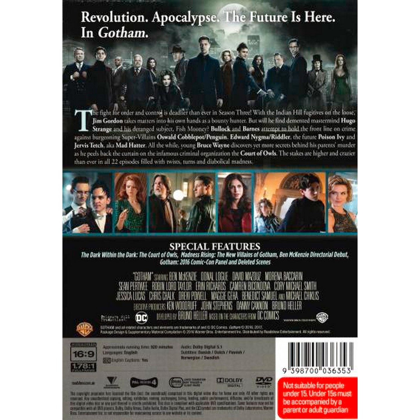 Gotham: Season 3 DVD