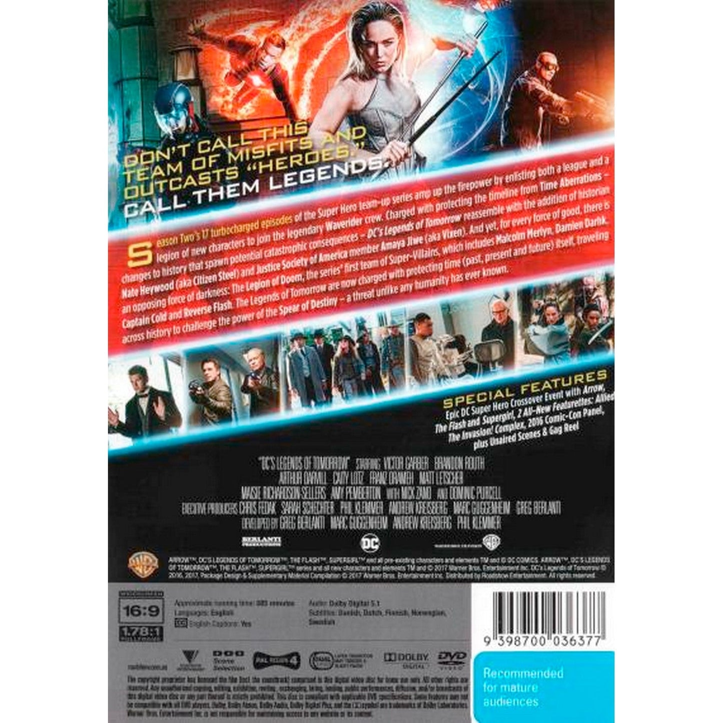 DC's Legends of Tomorrow: Season 2 DVD