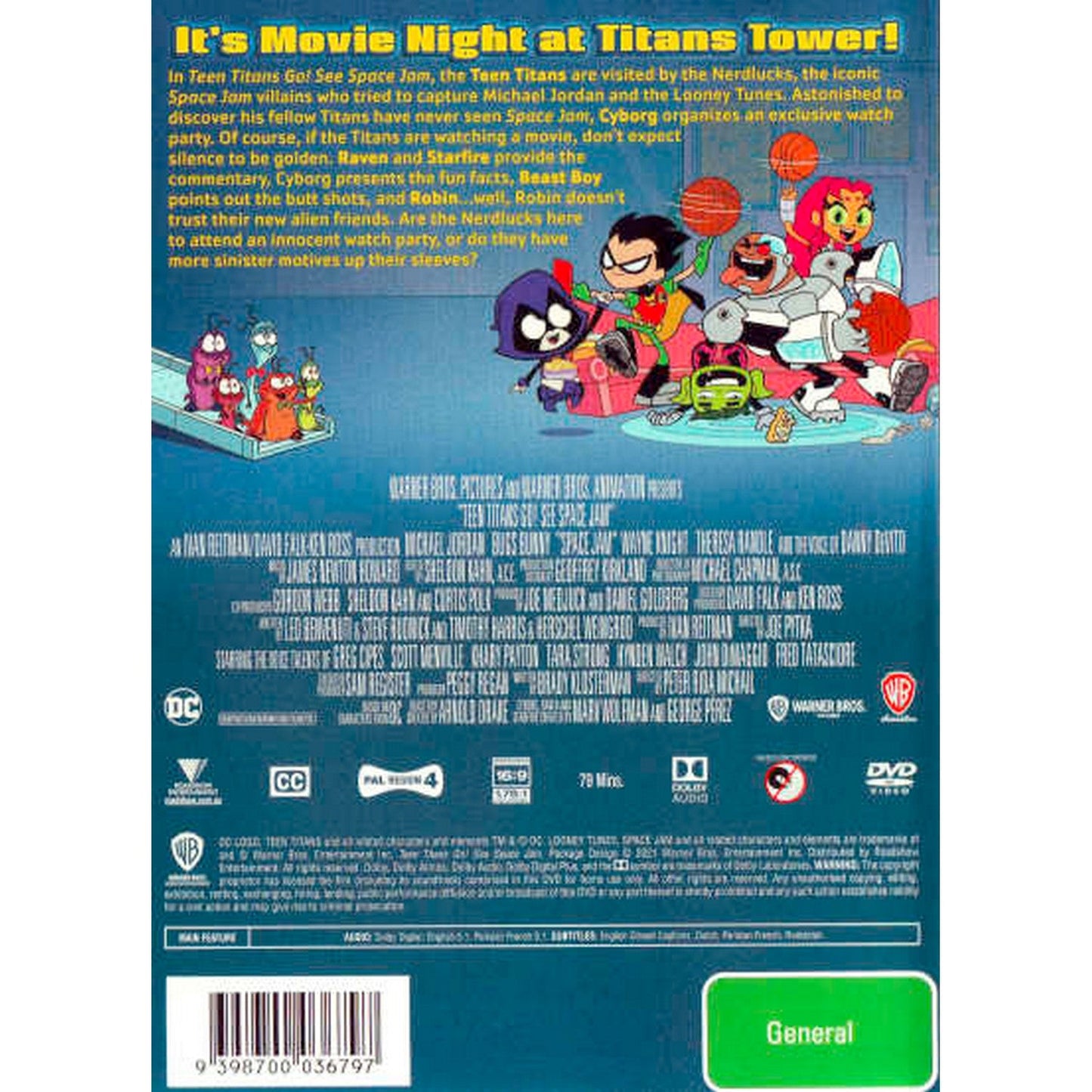 Teen Titans Go! See Space Jam DVD