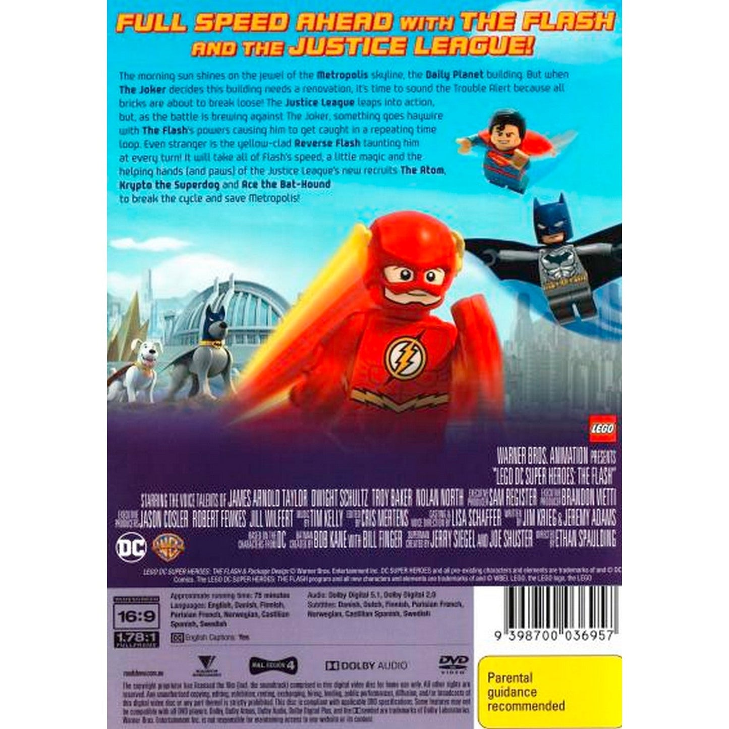 LEGO DC Comics Super Heroes: The Flash DVD