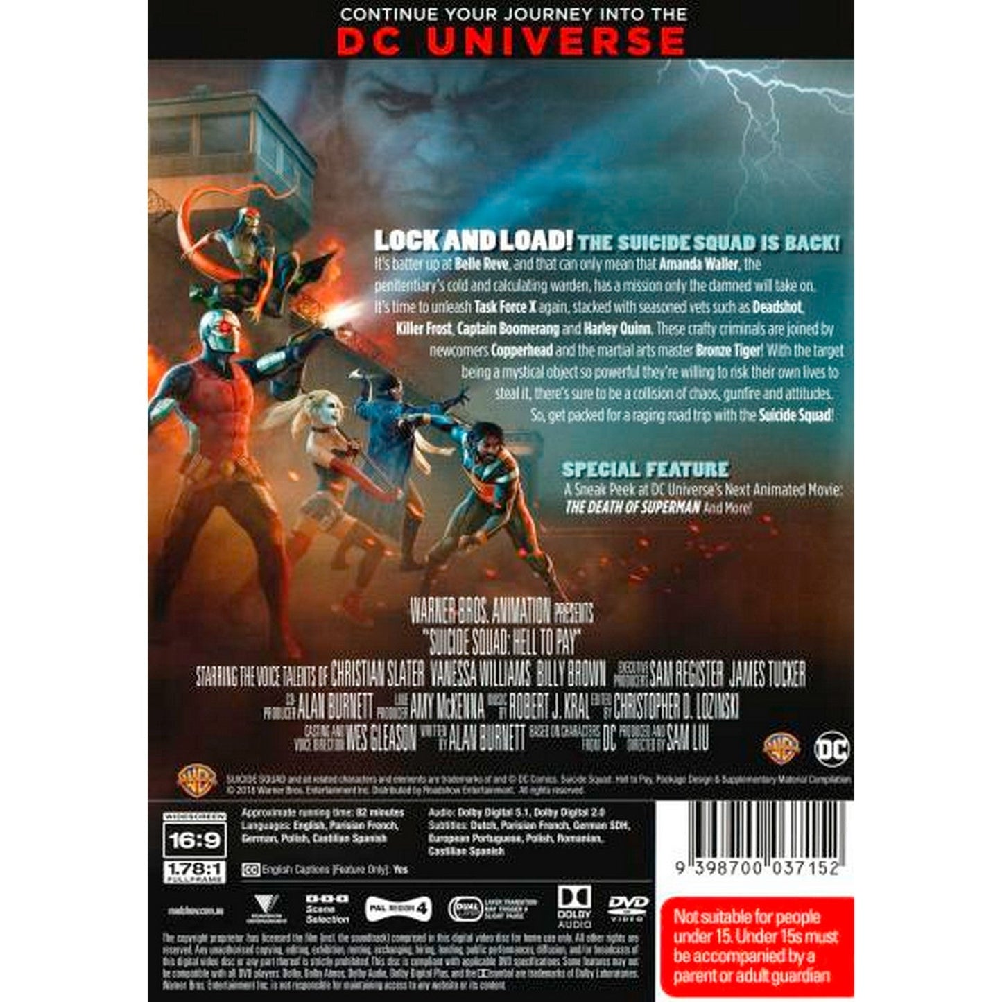 Suicide Squad: Hell to Pay (DC Universe Movie) DVD