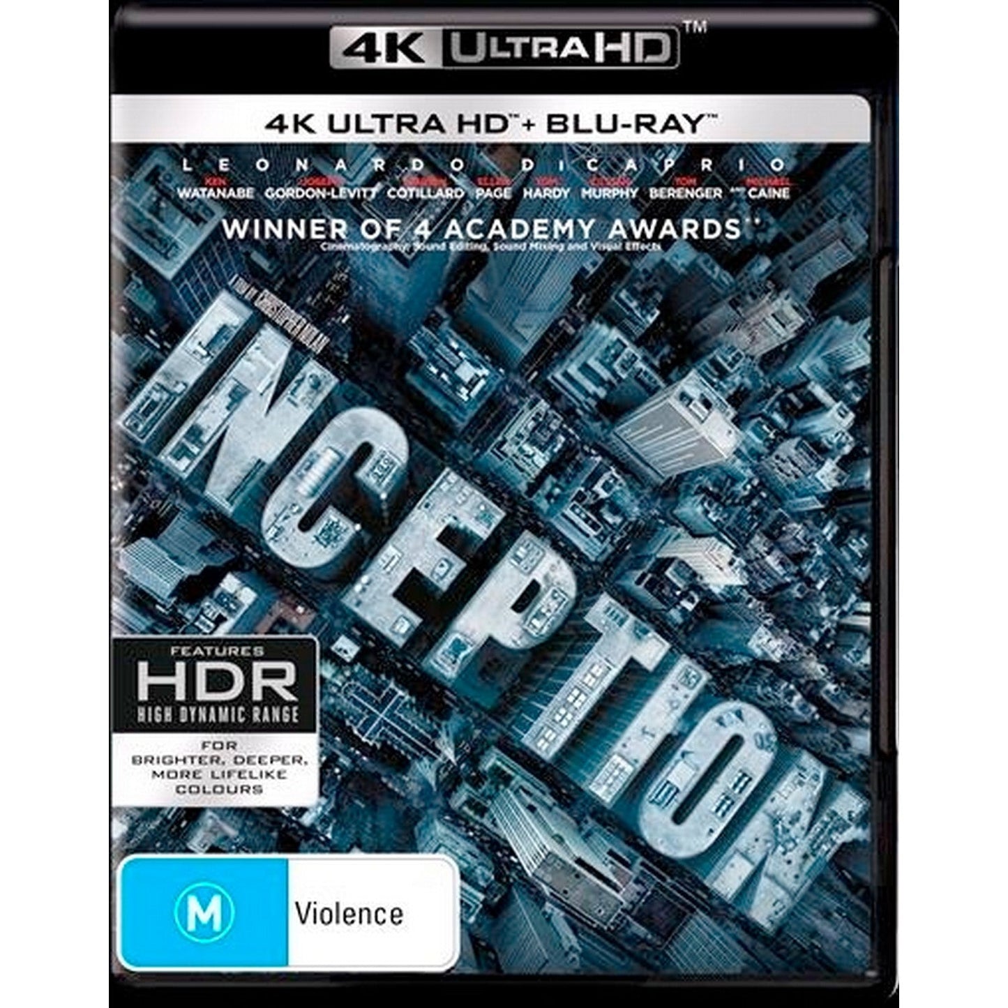 Inception 4K UltraHD + Blu-Ray