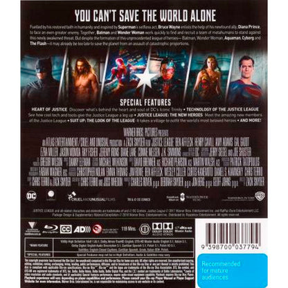 Justice League (2017) Blu-Ray