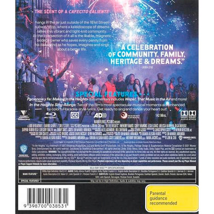 In the Heights Blu-Ray