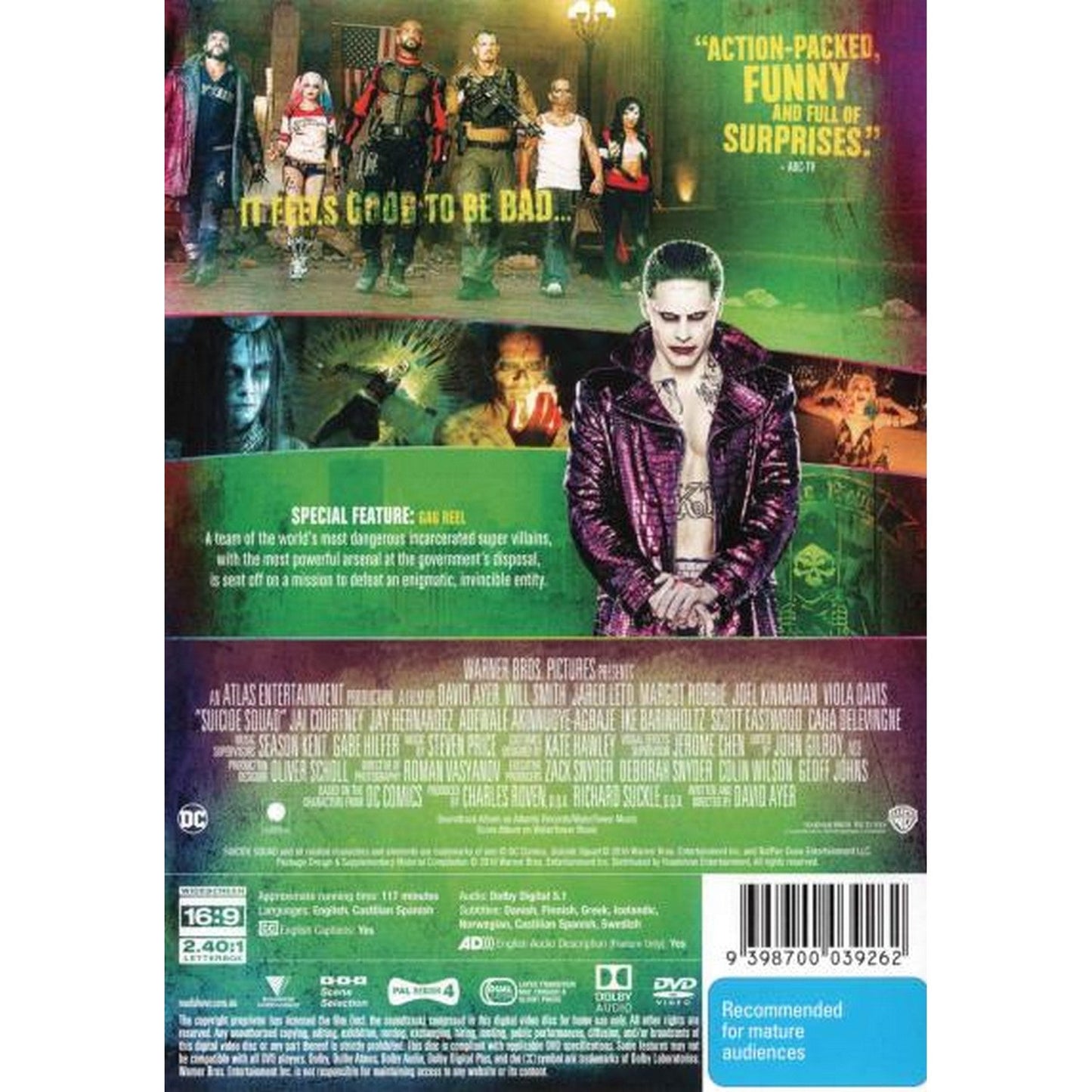 Suicide Squad DVD