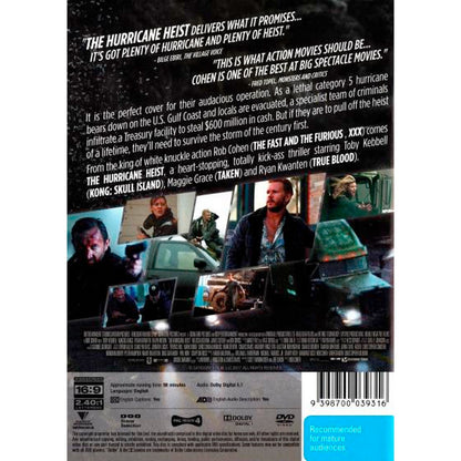 The Hurricane Heist DVD