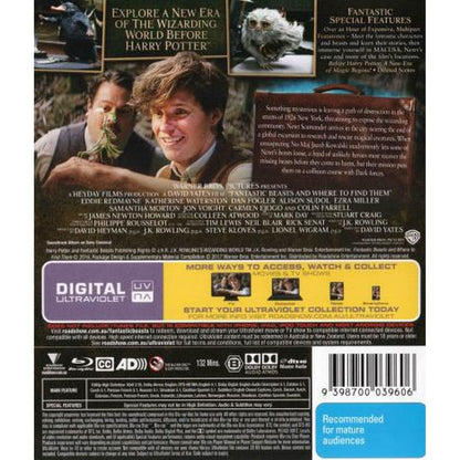 Fantastic Beasts and Where to Find Them Blu-Ray