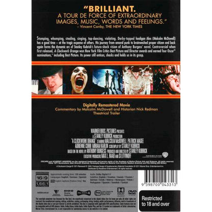 A Clockwork Orange DVD