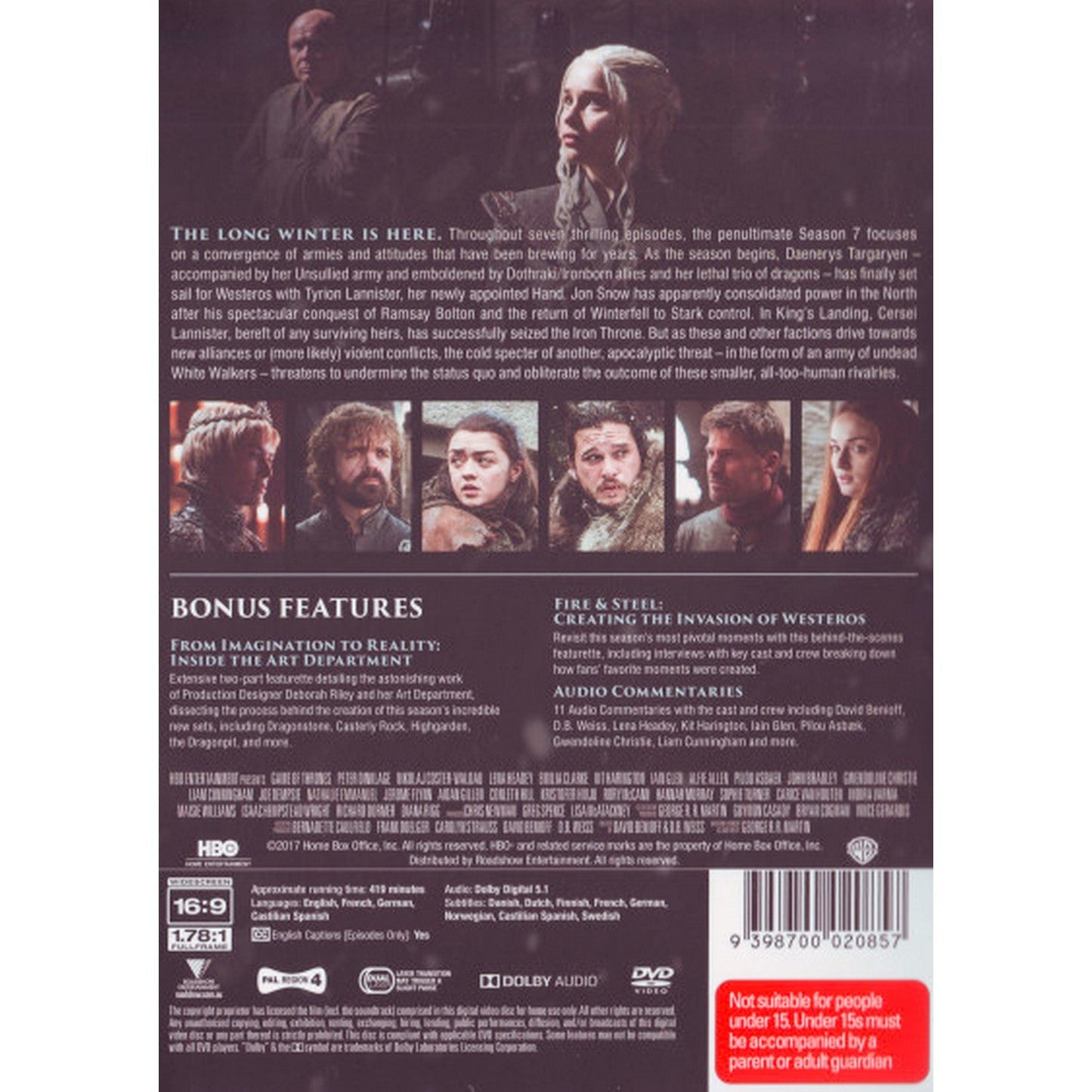 Game of Thrones: Season 7 DVD