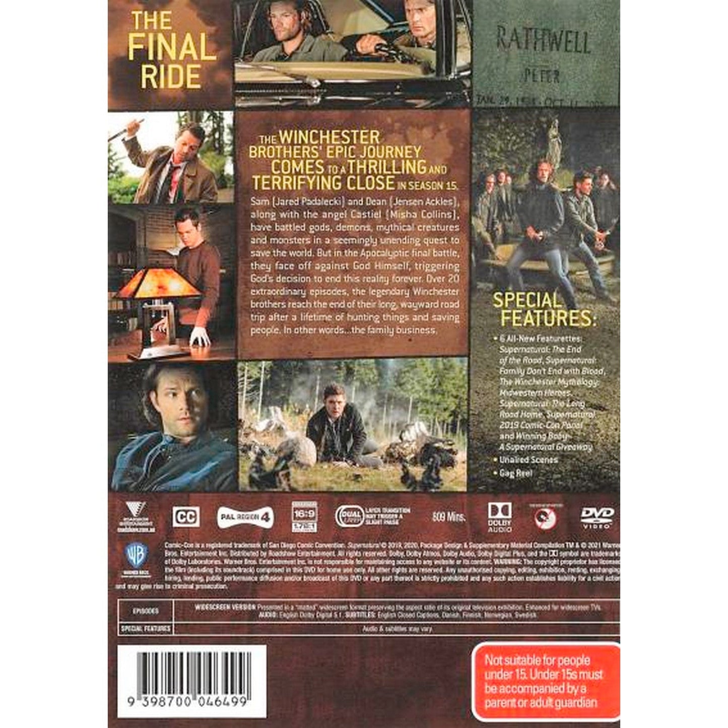 Supernatural: Season 15 DVD