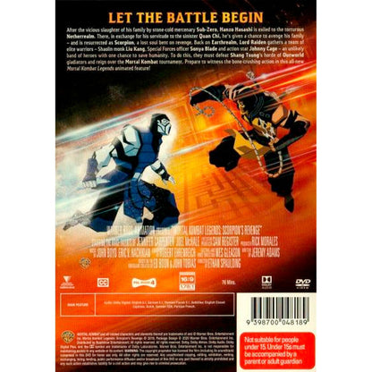 Mortal Kombat Legends: Scorpion's Revenge DVD