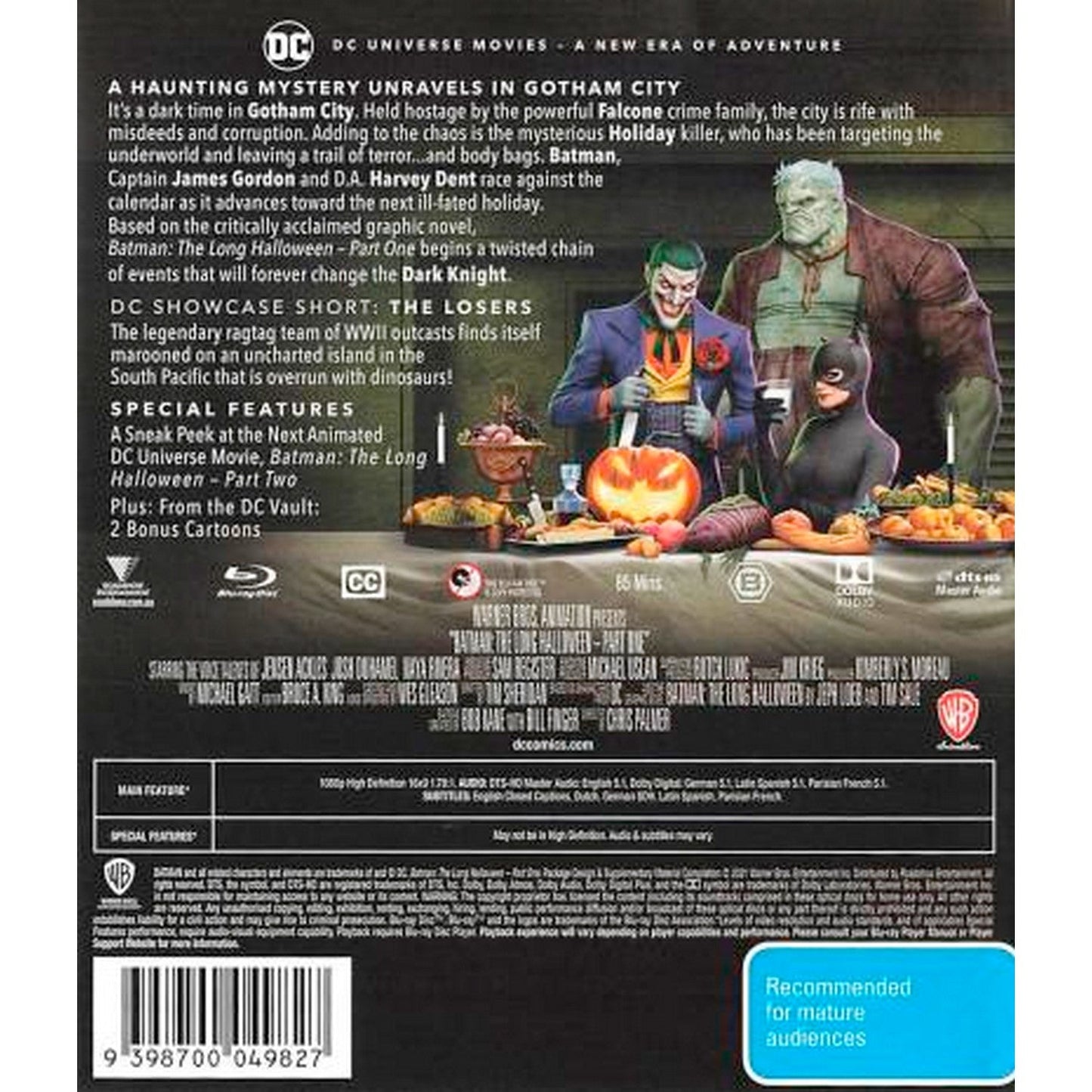 Batman: The Long Halloween: Part 1 Blu-Ray