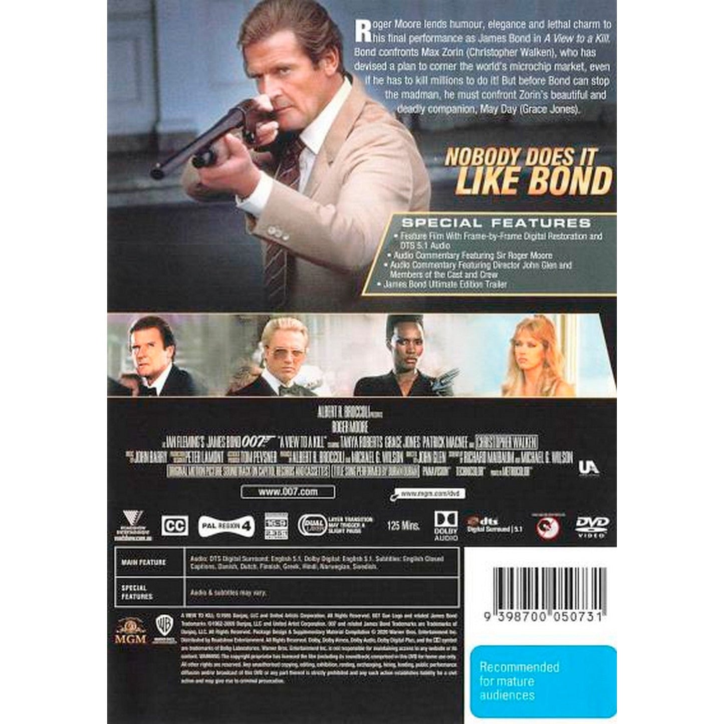 A View to a Kill DVD