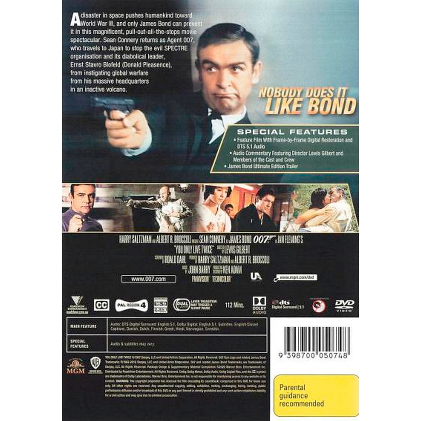 You Only Live Twice DVD