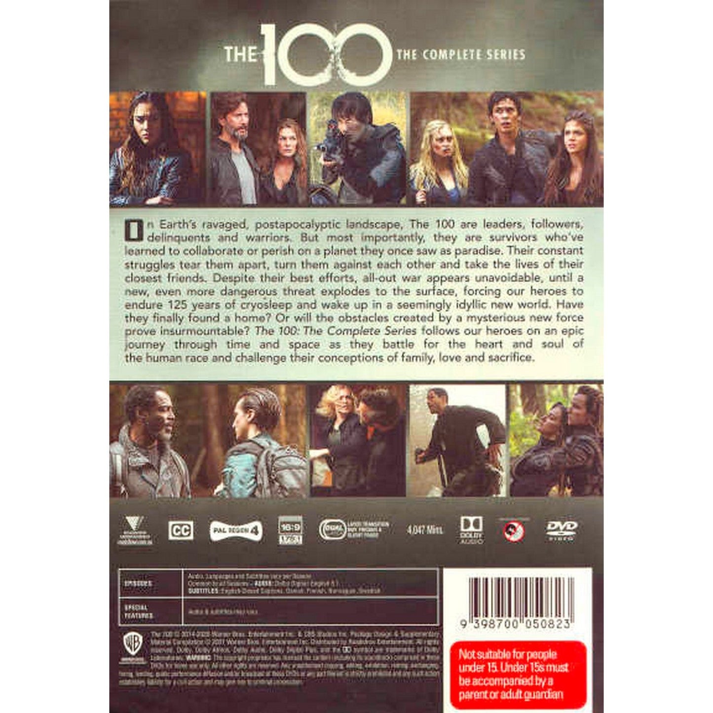 The 100: The Complete Series DVD