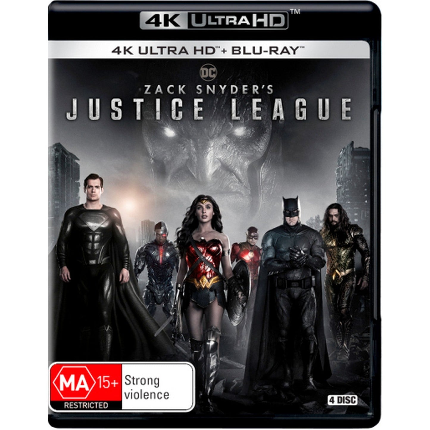 Zack Snyder's Justice League 4K UltraHD + Blu-Ray