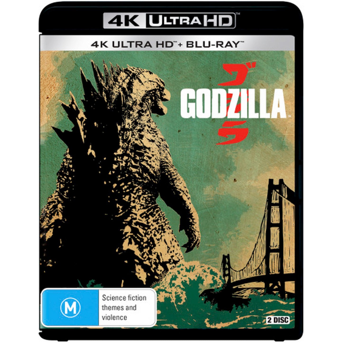 Godzilla (2014) 4K UltraHD + Blu-Ray