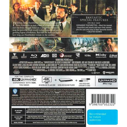 Fantastic Beasts: The Secrets of Dumbledore 4K UltraHD + Blu-Ray