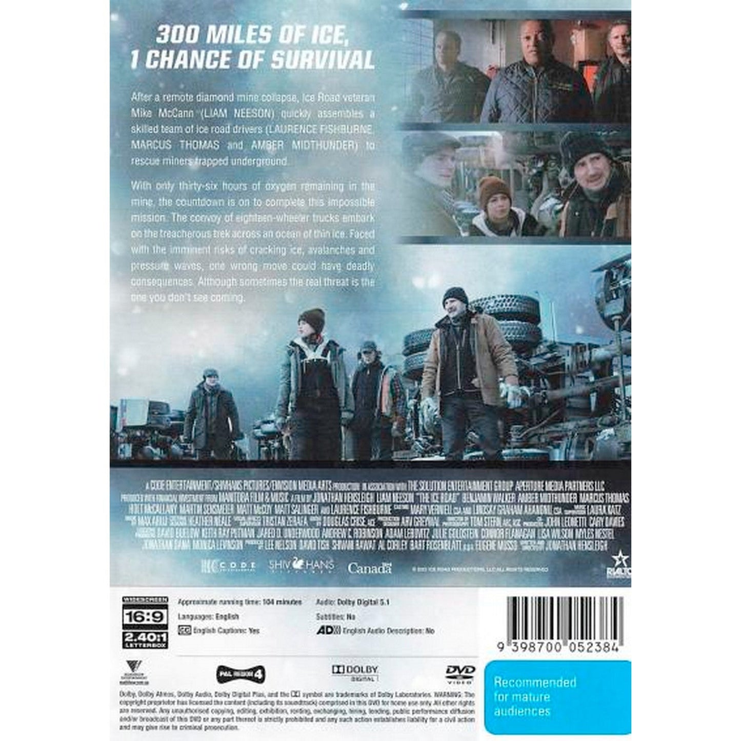 The Ice Road DVD