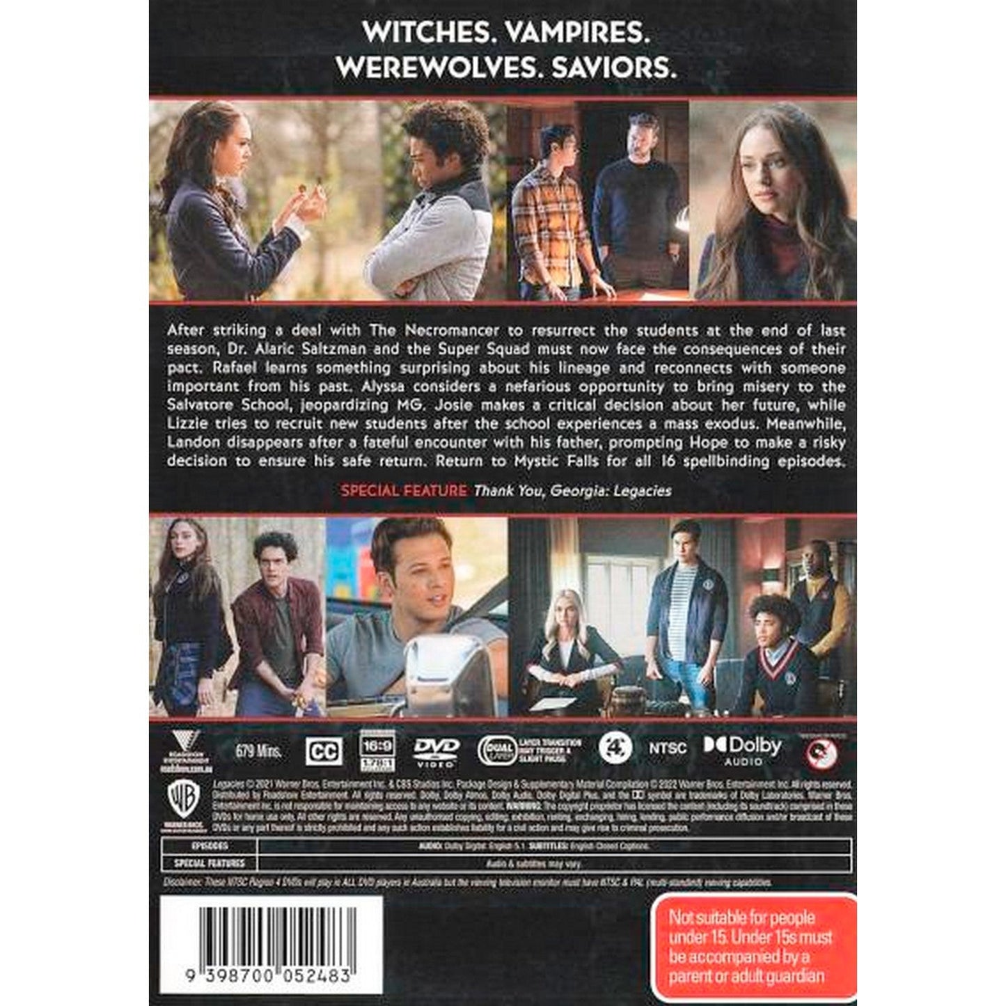 Legacies: Season 3 DVD