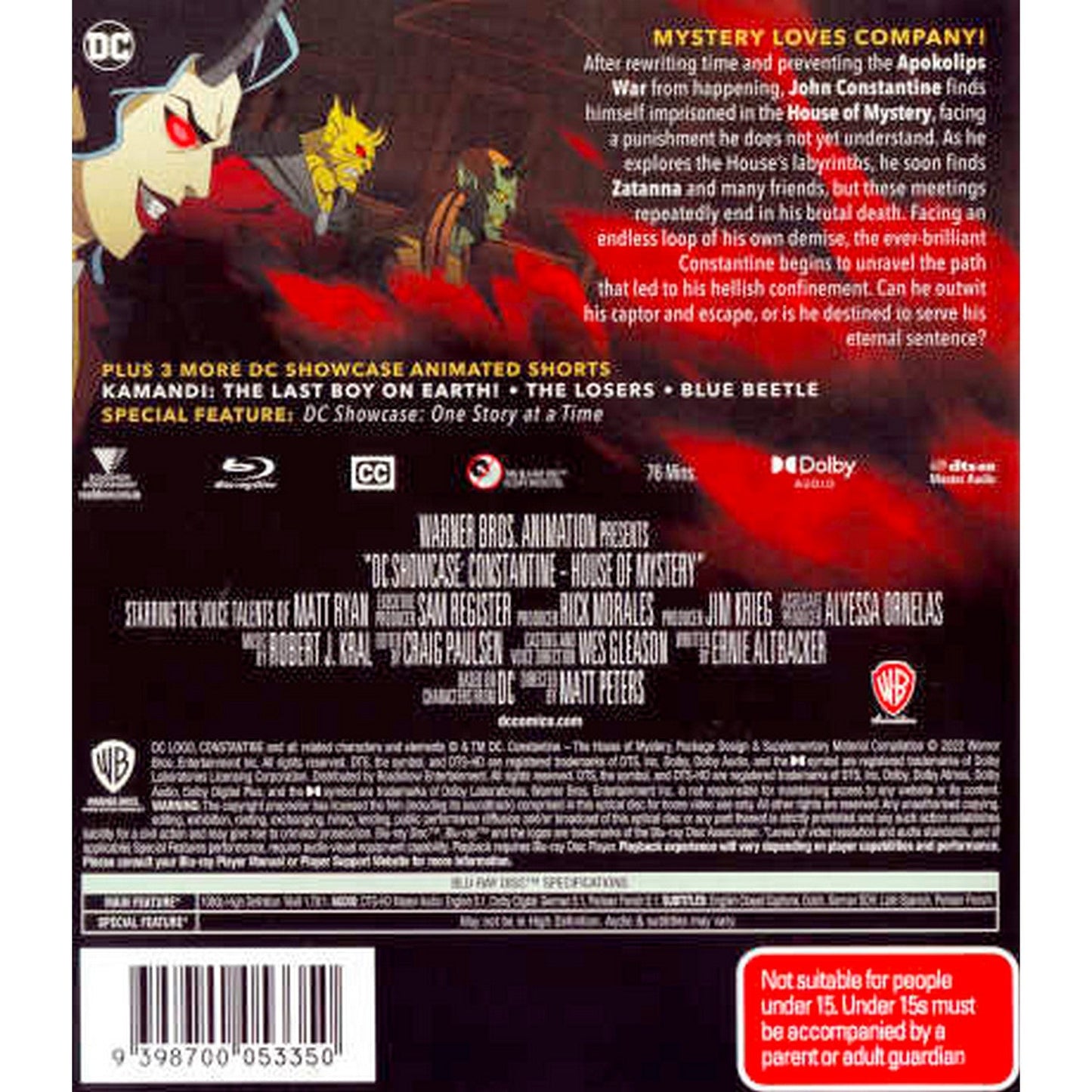 DC: Constantine - House of Mystery Blu-Ray