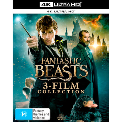 Fantastic Beasts: 3 Film Collection (Fantastic Beasts and Where to Find Them / The Crimes of Grindelwald / The Secrets of Dumbledore) 4K UltraHD