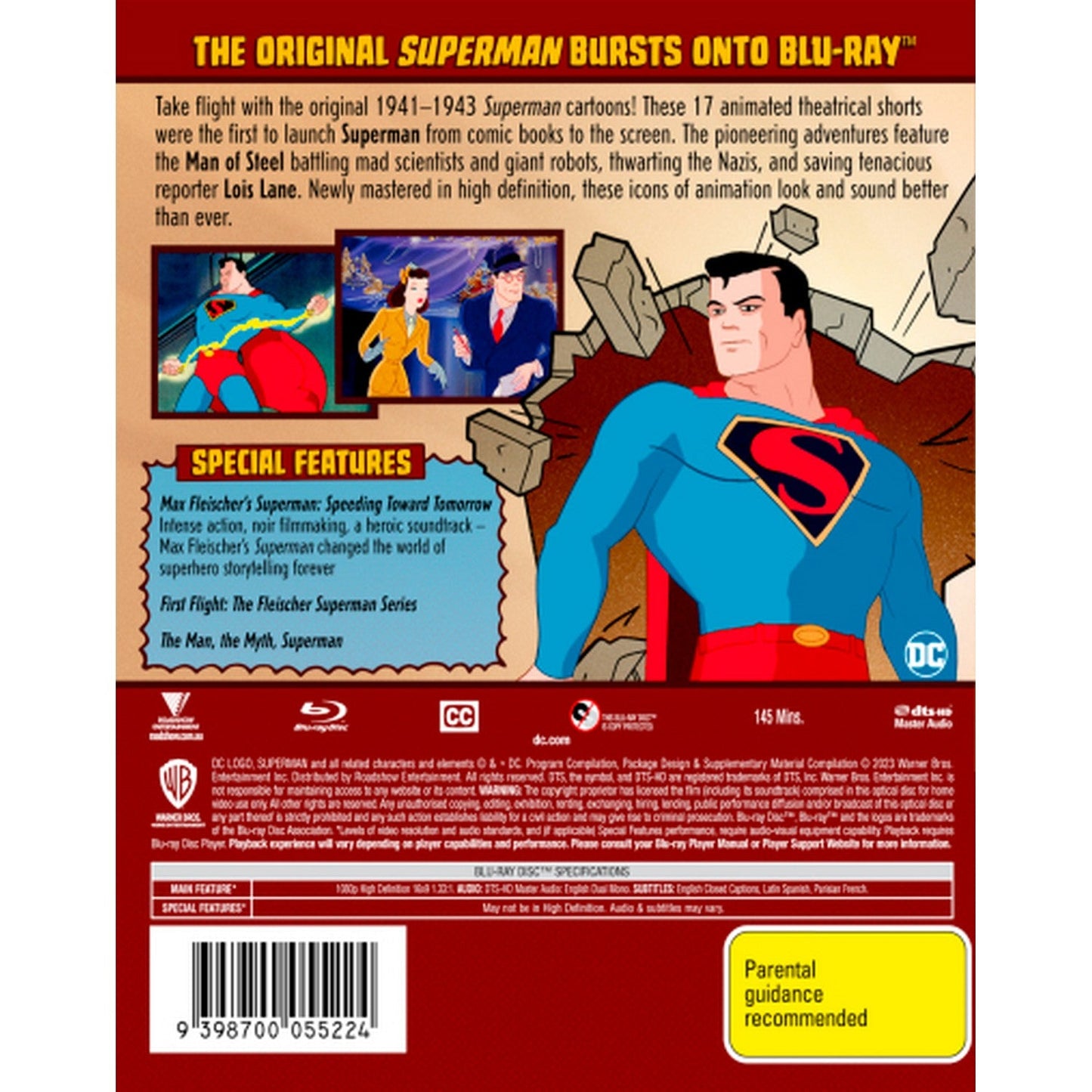 Max Fleischer's Superman Blu-Ray