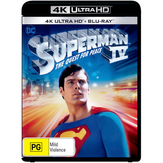 Superman IV: The Quest for Peace 4K UltraHD + Blu-Ray