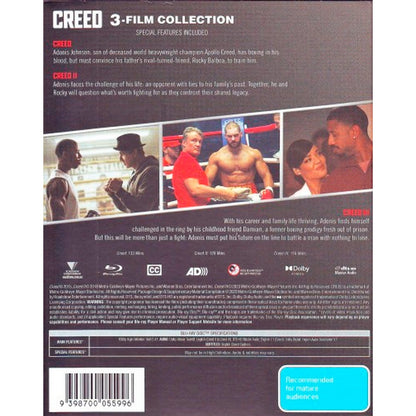 Creed - 3 Film Collection: Creed III / Creed II / Creed Blu-Ray