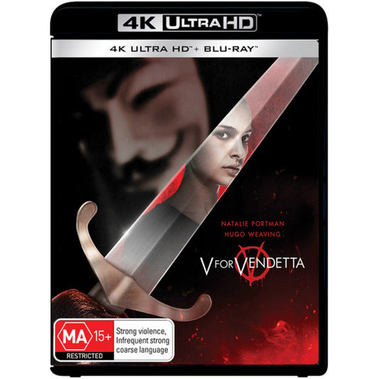 V for Vendetta 4K UltraHD + Blu-Ray