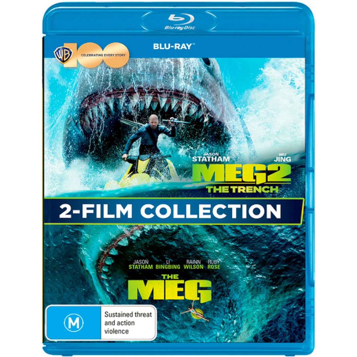 The Meg: 2-Film Collection (The Meg / Meg 2: The Trench) Blu-Ray