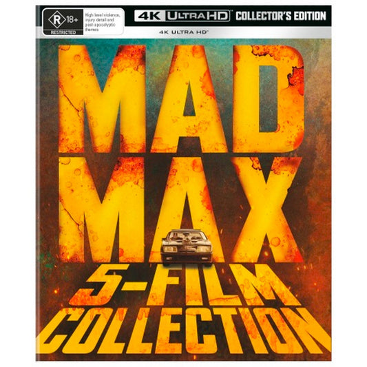 Mad Max: 5-Film Collection (Mad Max / Mad Max 2 / Mad Max: Beyond Thunderdome / Mad Max: Fury Road / Furiosa: A Mad Max Saga) 4K UltraHD Box Set