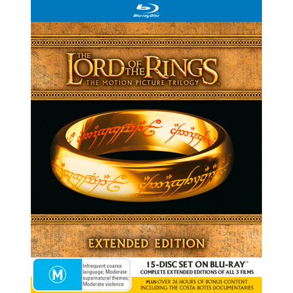 The Lord of the Rings: The Motion Picture Trilogy (Extended Edition) (The Fellowship of the Ring / The Two Towers / The Return of the King) Blu-Ray Box Set