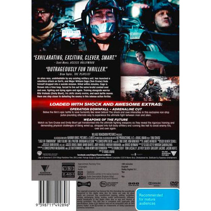 Edge of Tomorrow DVD