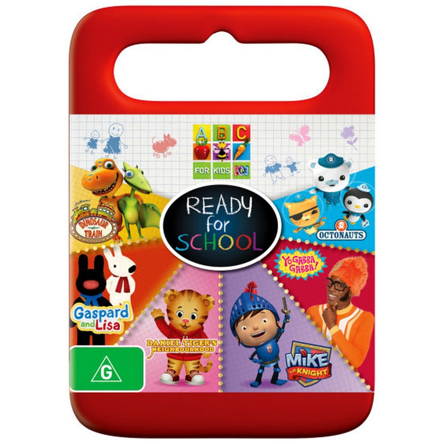 ABC for Kids: Ready for School (Dinosaur Train / Gaspard and Lisa / Daniel Tiger's Neighbourhood / Mike the Knight / Yo Gabba Gabba! / Octonauts) DVD